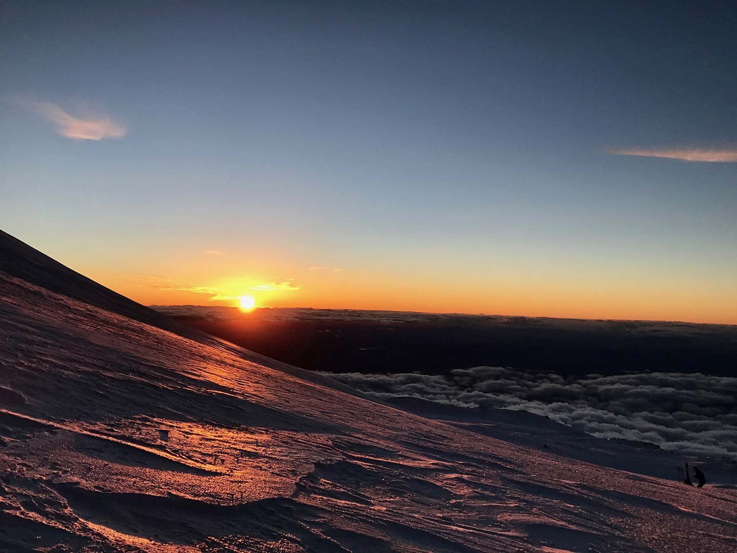 ETNA TRAMONTO A QUOTA 3000 Metri