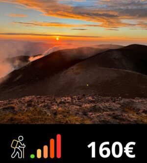 Trekking al Tramonto ai sommitali dell'Etna