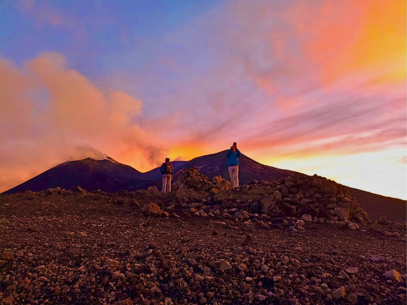 Trekking Invernale etna sud nicolosi